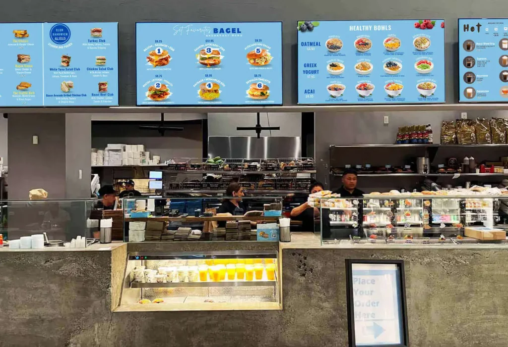 digital signage for restaurants